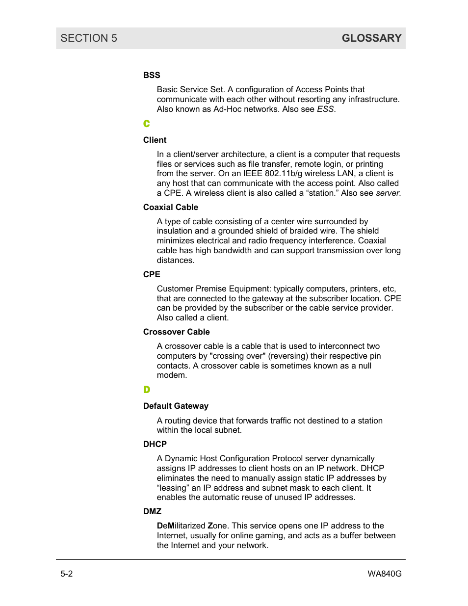 Motorola WA840G User Manual | Page 66 / 77