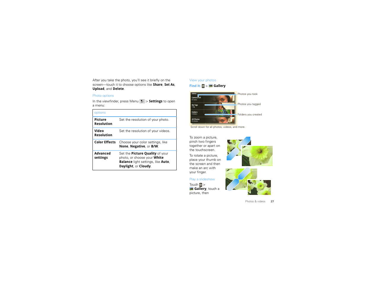 Motorola CHARM MB502 User Manual | Page 29 / 62