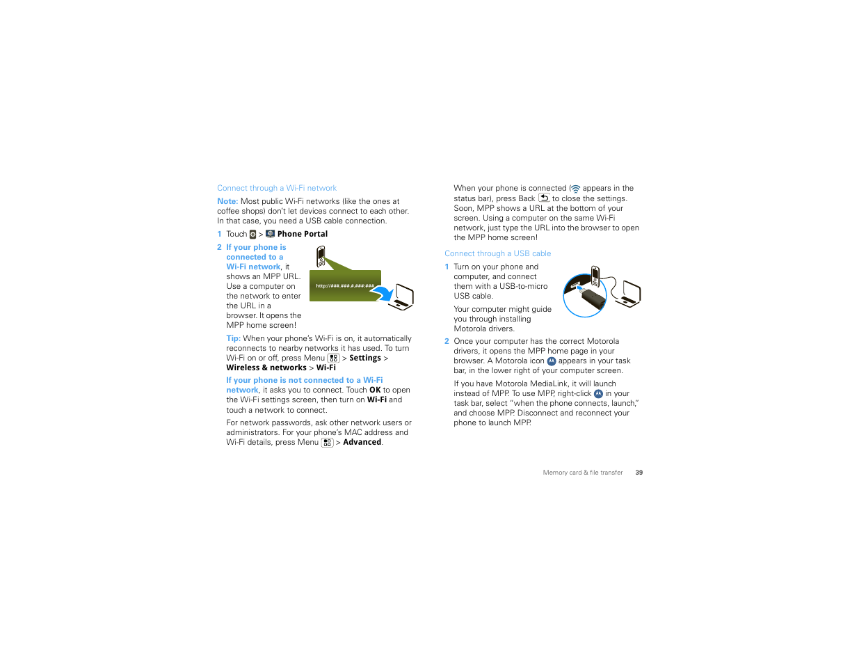 Motorola CHARM MB502 User Manual | Page 41 / 62