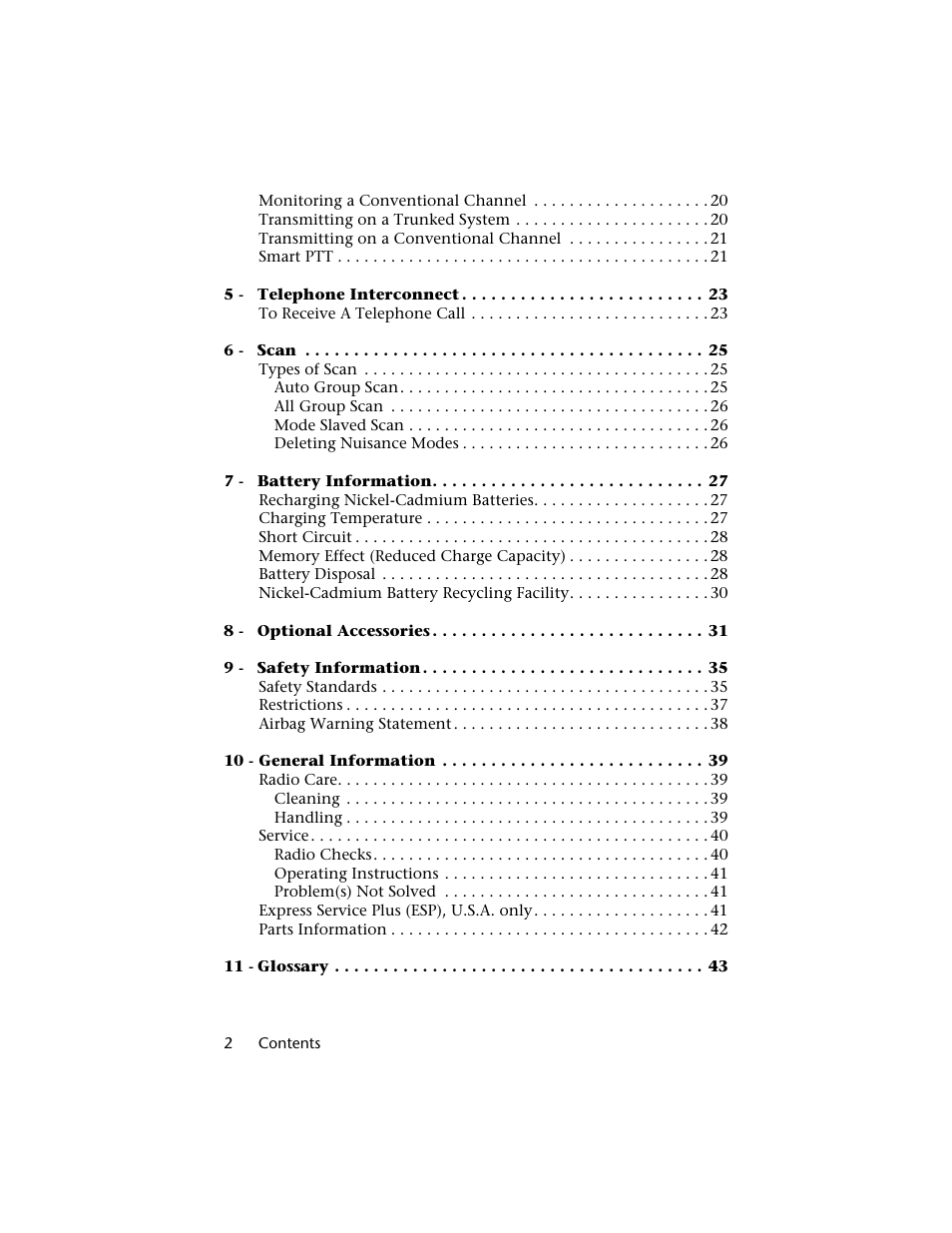 Motorola H01UCC6DU3AN User Manual | Page 3 / 49