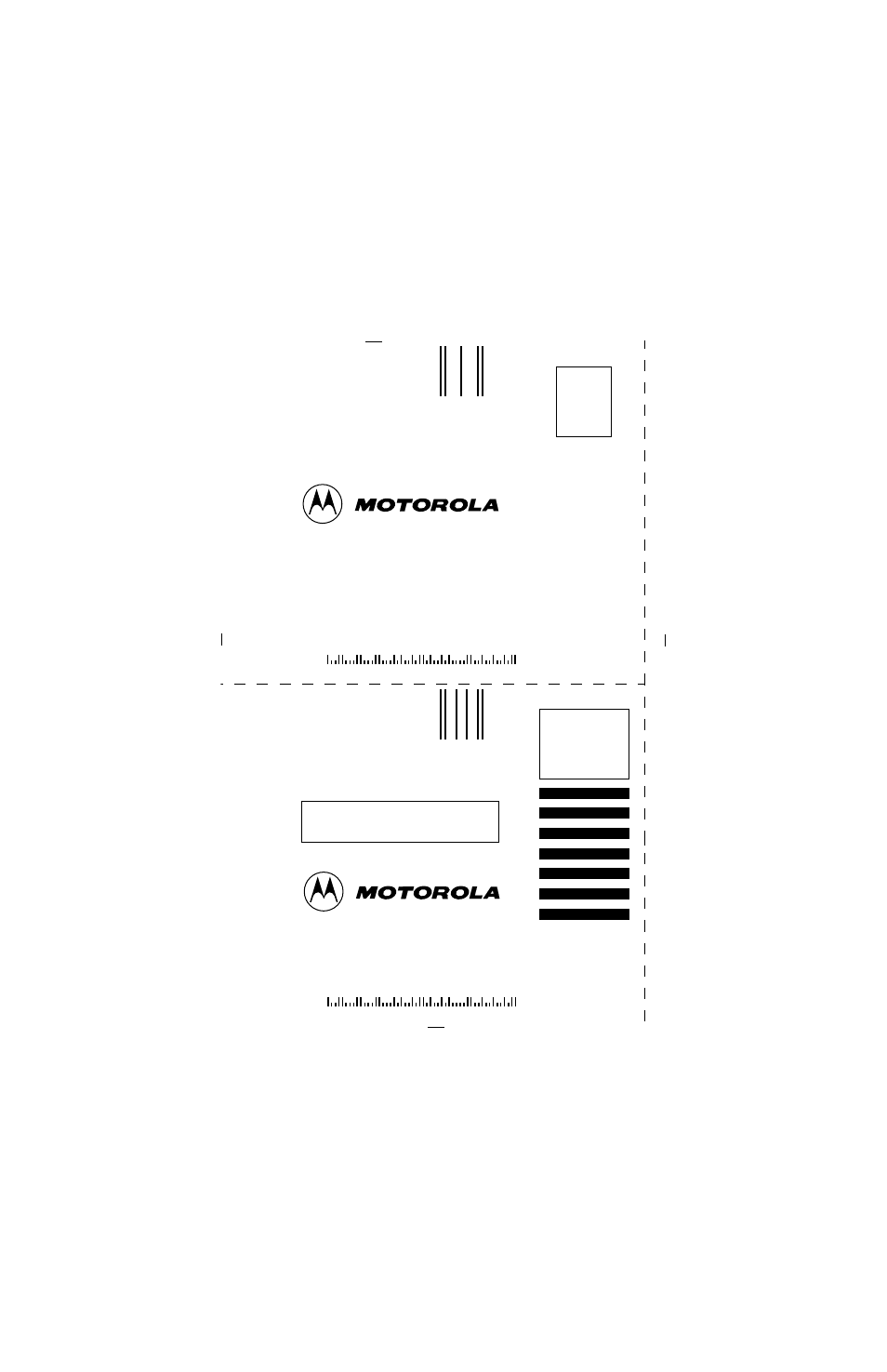 Business reply mail | Motorola H01UCC6DU3AN User Manual | Page 49 / 49