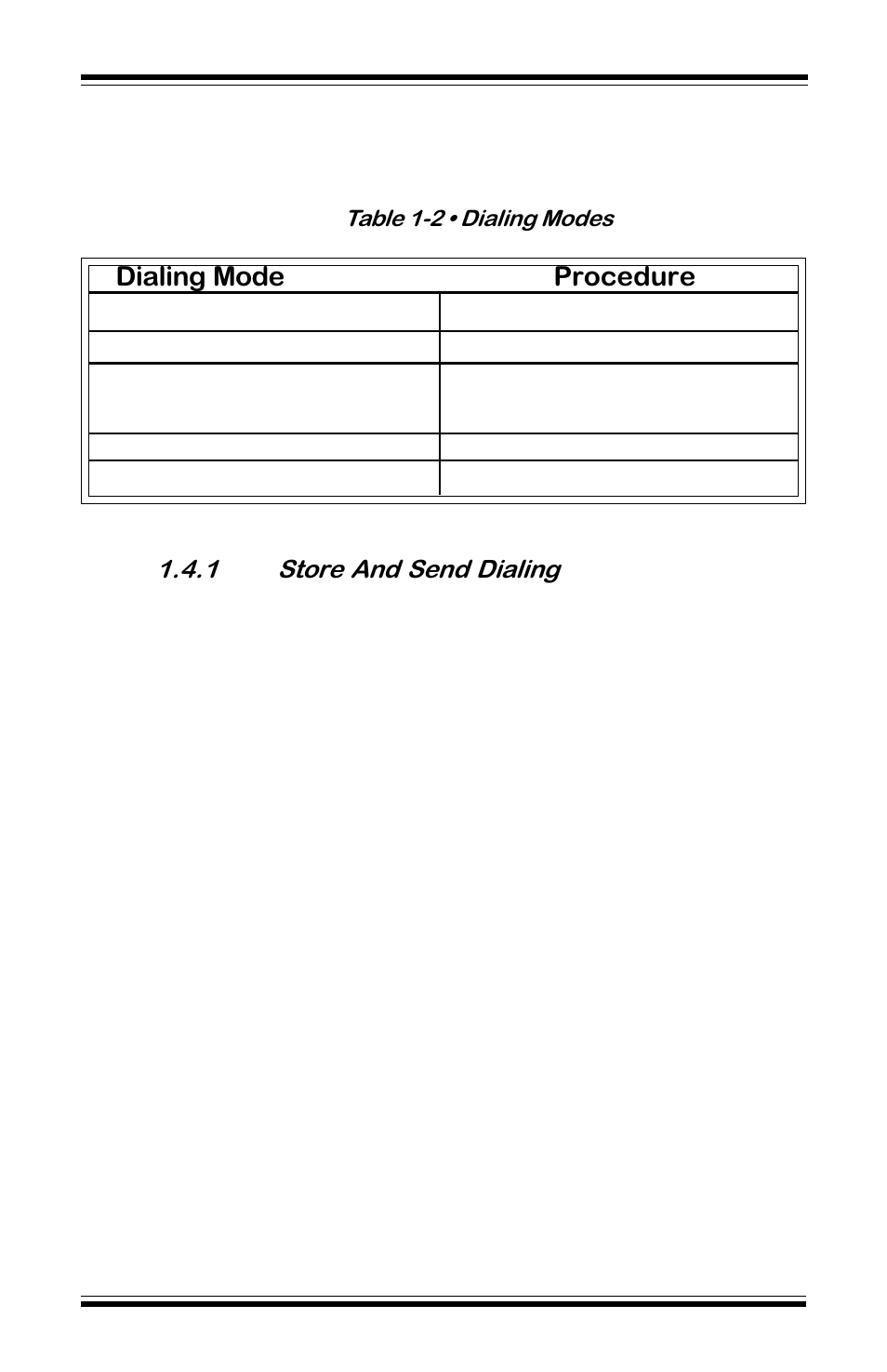 1 • operation, Dialing mode procedure | Motorola GP68 User Manual | Page 13 / 44