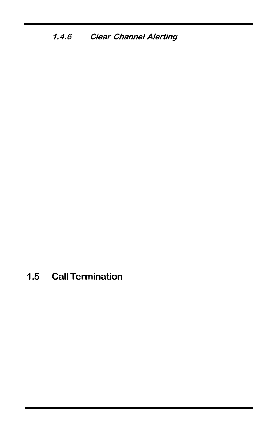 5 call termination | Motorola GP68 User Manual | Page 16 / 44