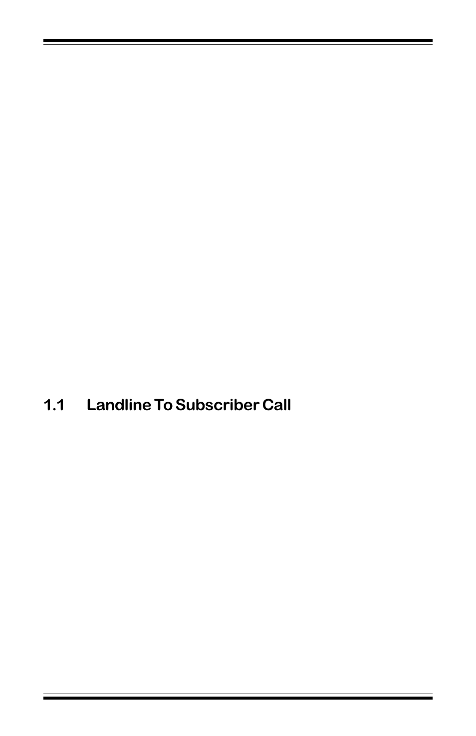 1 • operation, 1 landline to subscriber call | Motorola GP68 User Manual | Page 9 / 44