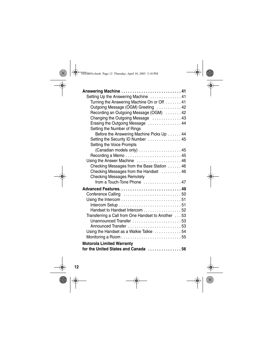 Motorola MD480 User Manual | Page 14 / 64