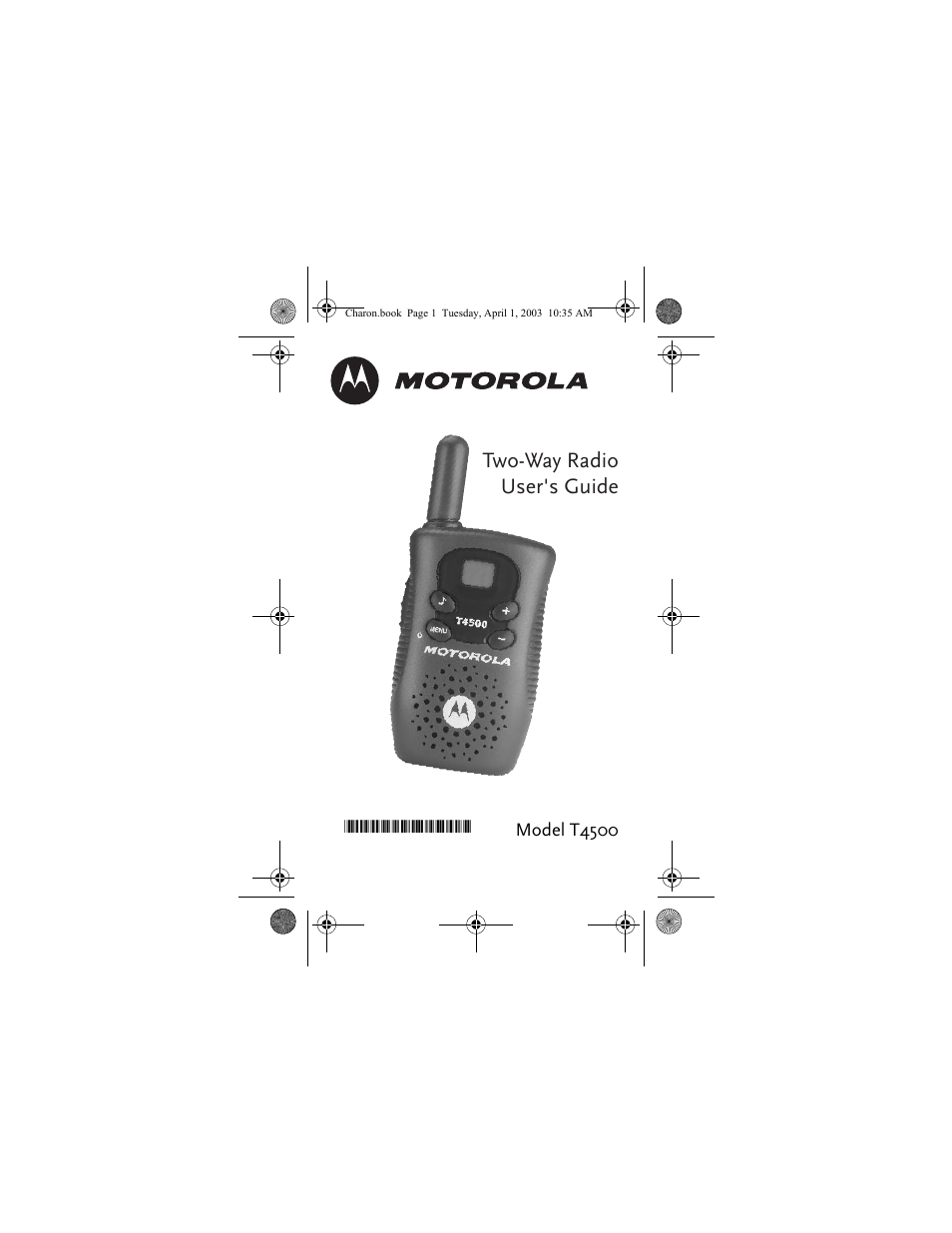 Motorola T4500 User Manual | 20 pages