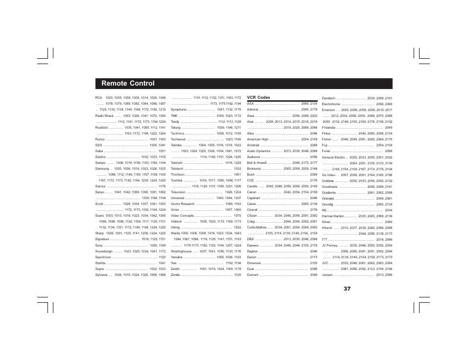 Remote control | Motorola DVR530 User Manual | Page 37 / 44