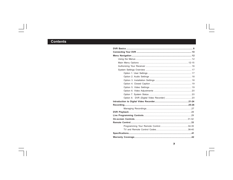 Motorola DVR530 User Manual | Page 7 / 44