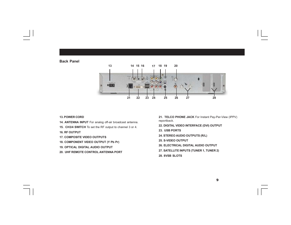 Motorola DVR530 User Manual | Page 9 / 44