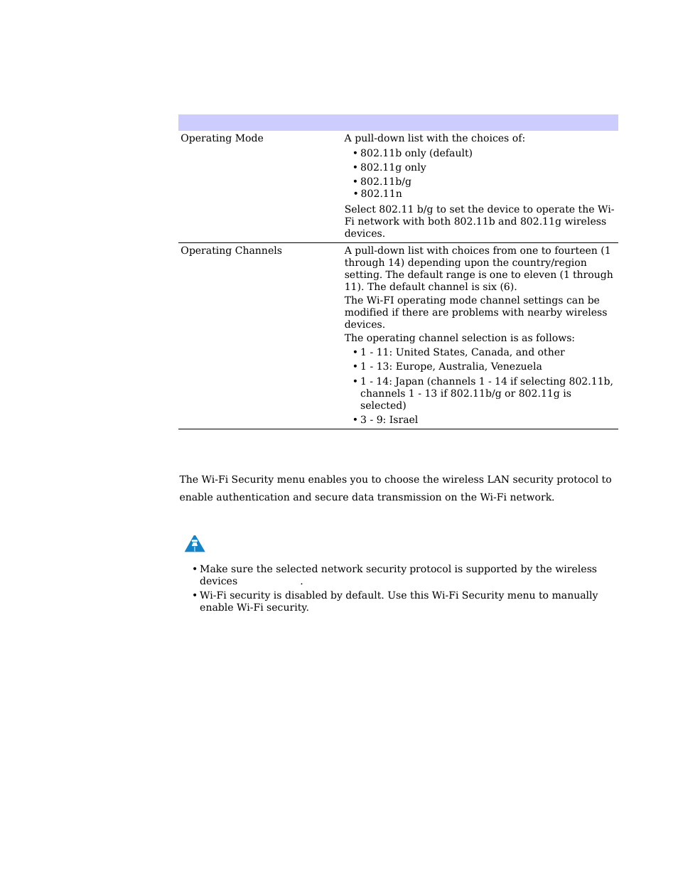 Wi-fi security | Motorola CPEI 890 User Manual | Page 27 / 55