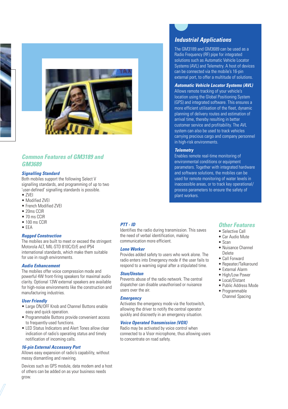 Motorola 2-Way Radio GM3189 User Manual | Page 4 / 4