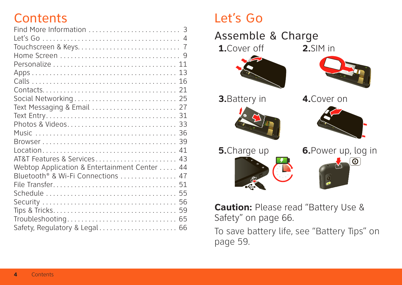 Motorola ATRIX 4G User Manual | Page 6 / 88