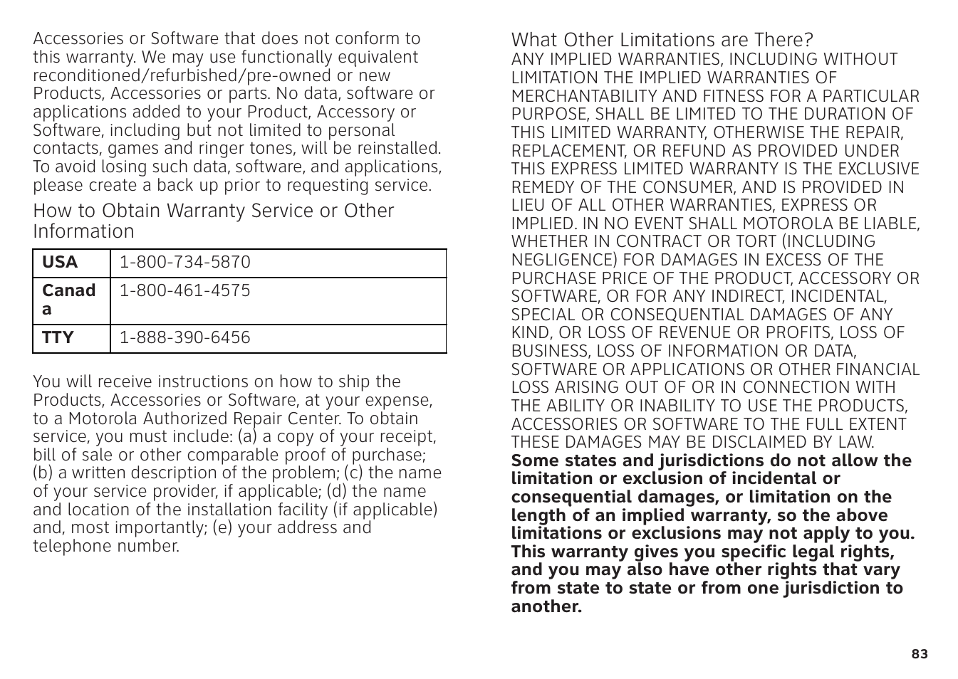 Motorola ATRIX 4G User Manual | Page 85 / 88