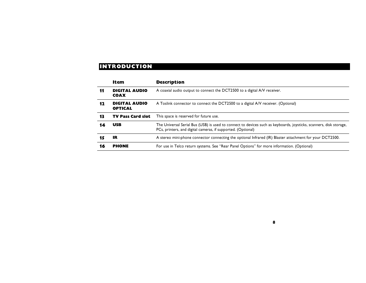 Motorola DIGITAL CABLE RECEIVER DCT2500 User Manual | Page 14 / 37