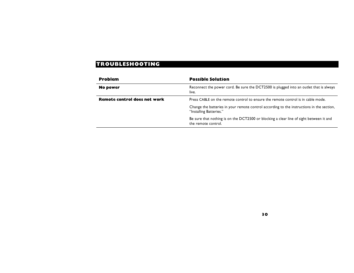 Motorola DIGITAL CABLE RECEIVER DCT2500 User Manual | Page 36 / 37