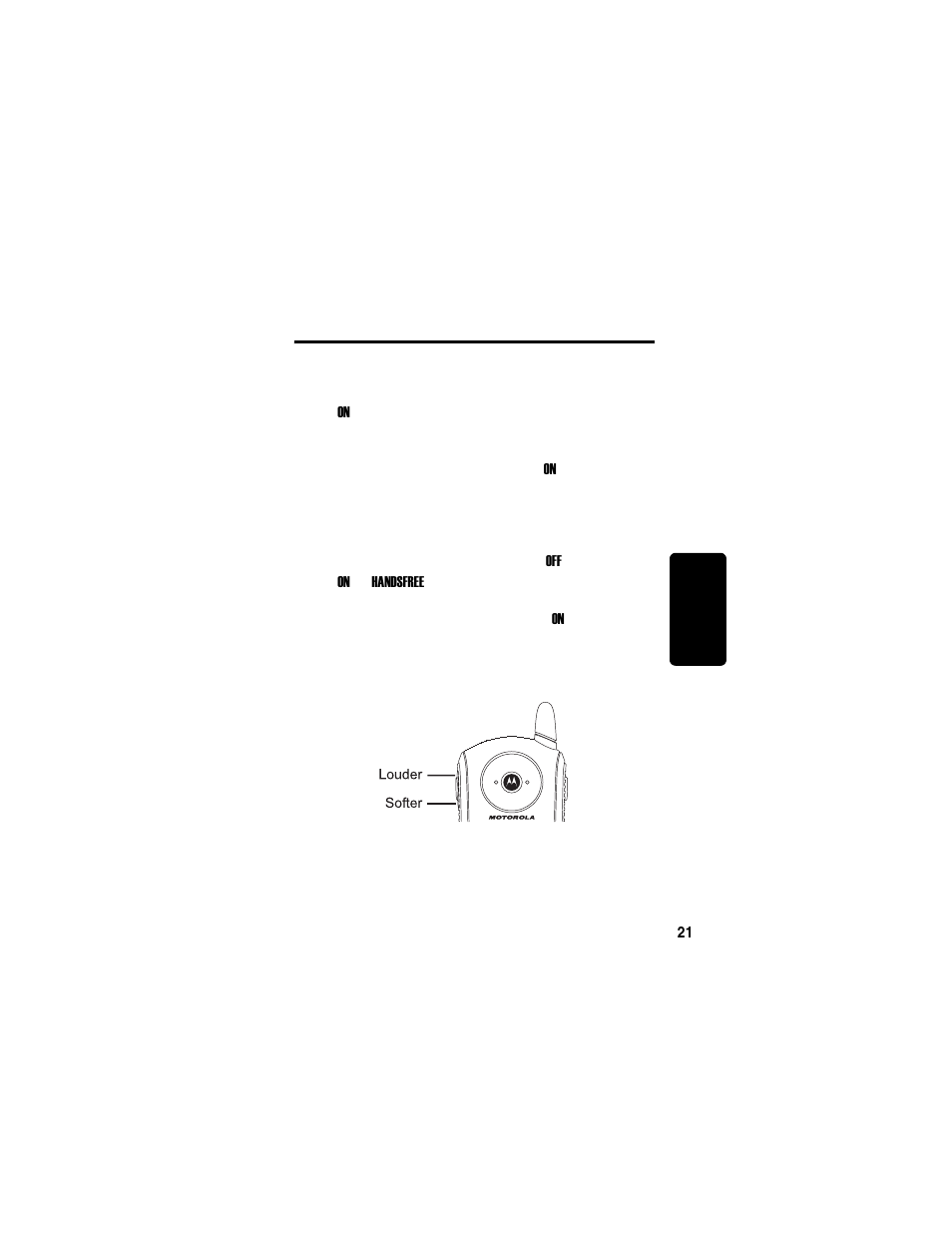 Using the handset, Making a call, Adjusting the volume during a call | Making a call adjusting the volume during a call, Re l im in ar y | Motorola MD760 User Manual | Page 41 / 73