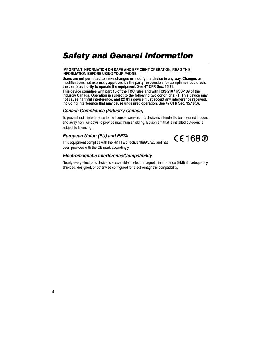 Safety and general information | Motorola Bluetooth Wireless Hands Free User Manual | Page 6 / 25