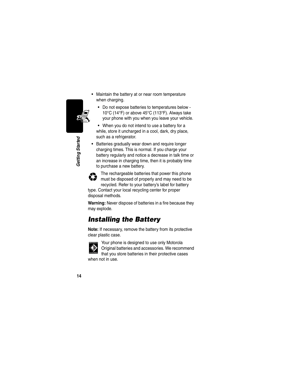 Motorola C380 User Manual | Page 14 / 97