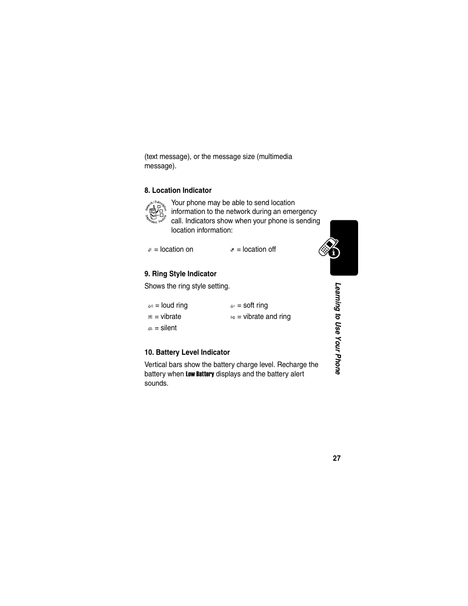 Motorola C380 User Manual | Page 27 / 97