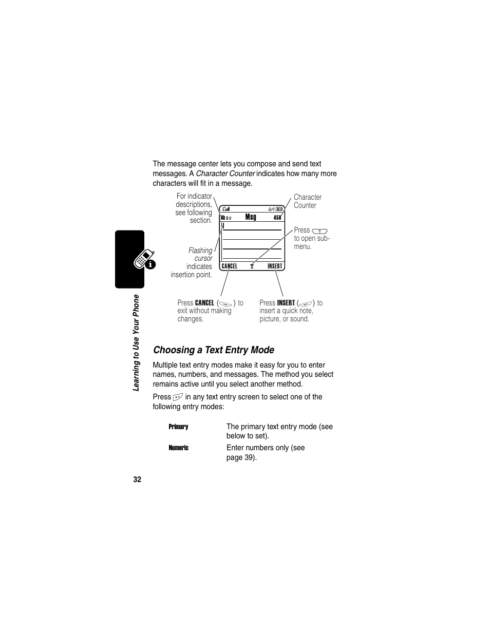 Motorola C380 User Manual | Page 32 / 97