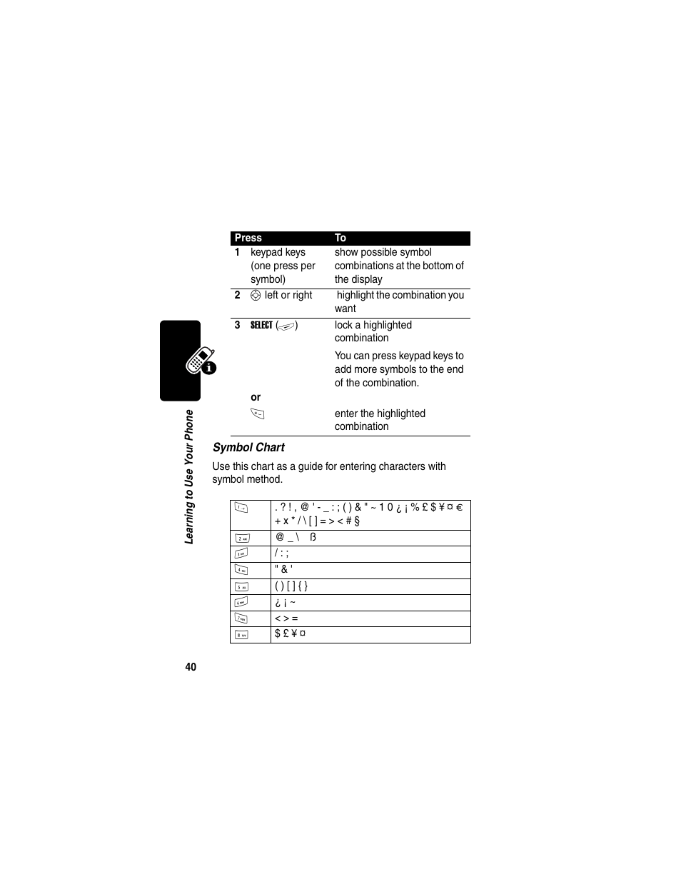 Motorola C380 User Manual | Page 40 / 97