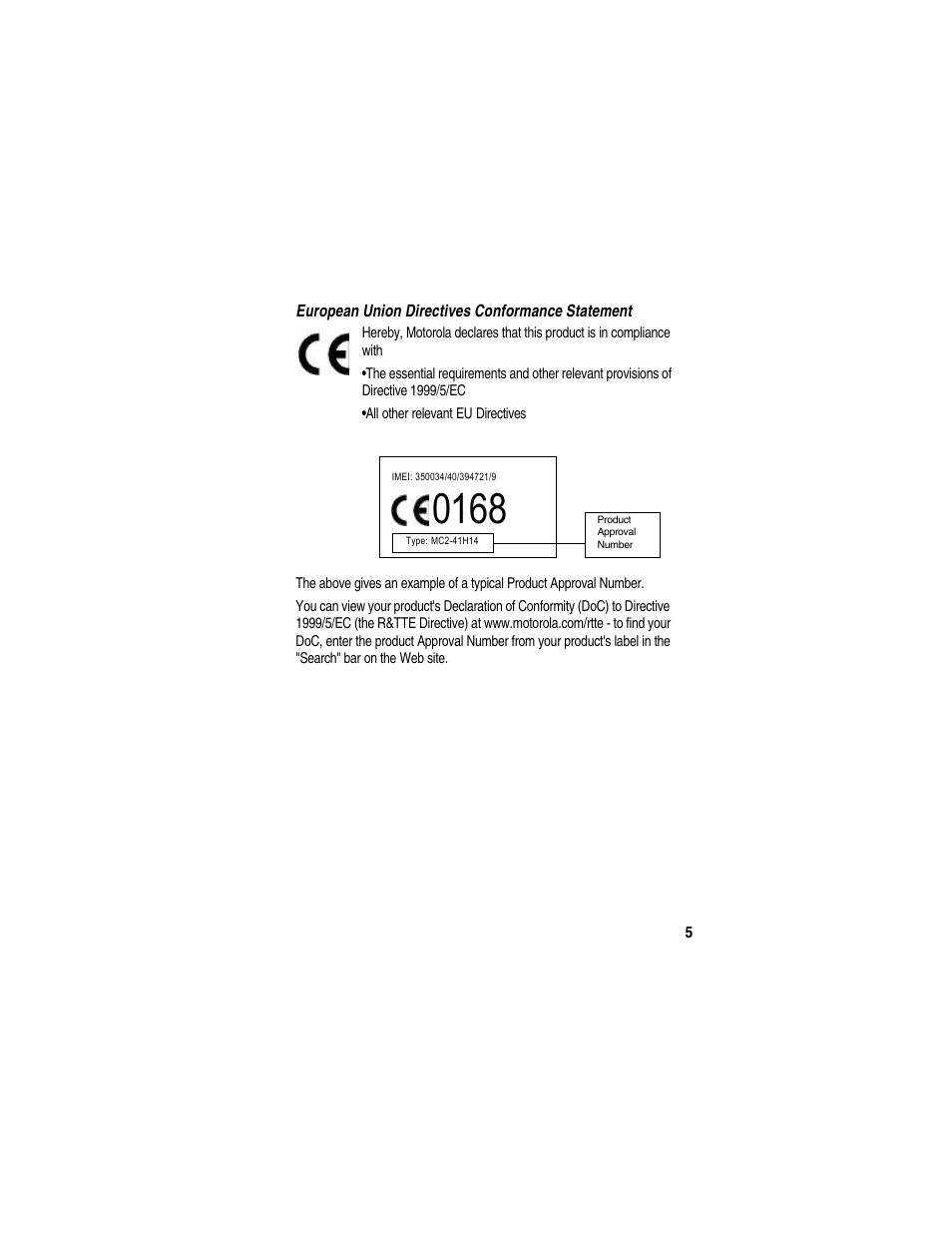 Motorola C380 User Manual | Page 5 / 97