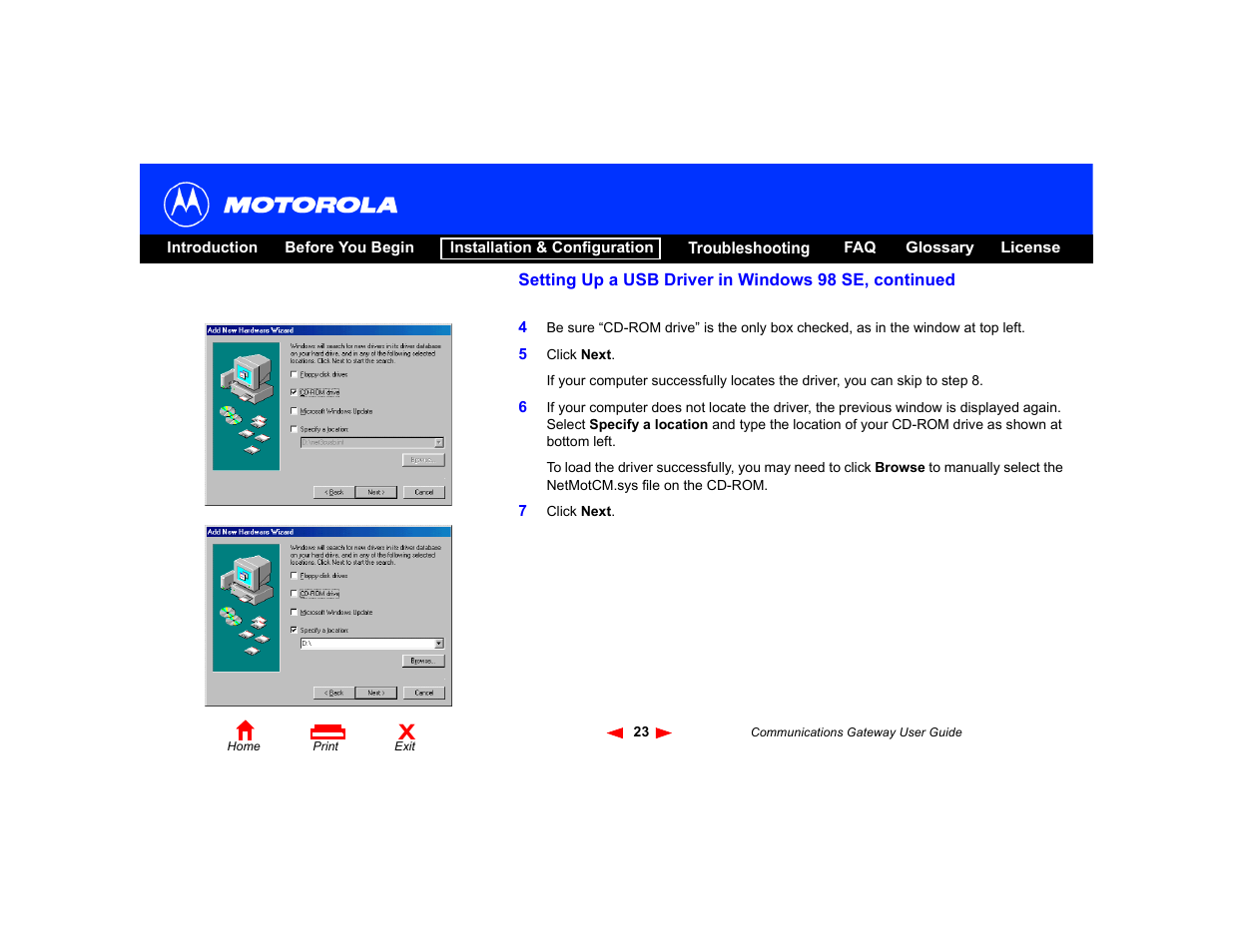 Motorola Communications Gateway User Manual | Page 28 / 82