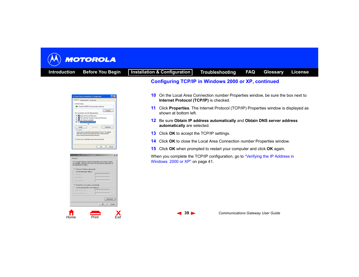 Motorola Communications Gateway User Manual | Page 44 / 82