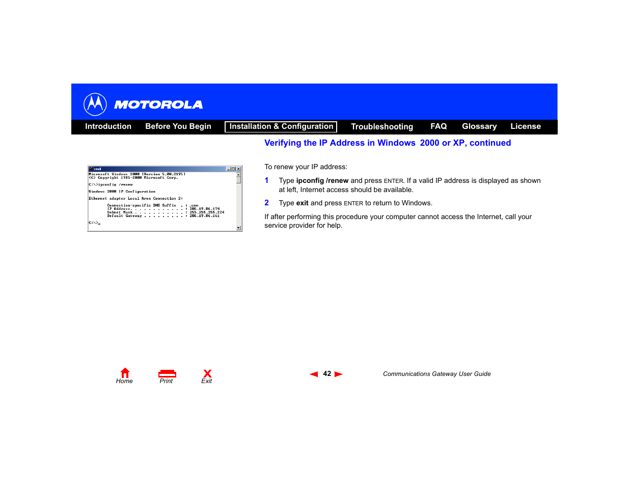 Motorola Communications Gateway User Manual | Page 47 / 82