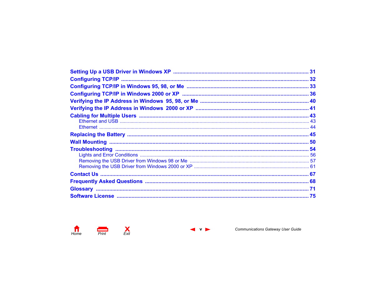 Motorola Communications Gateway User Manual | Page 5 / 82