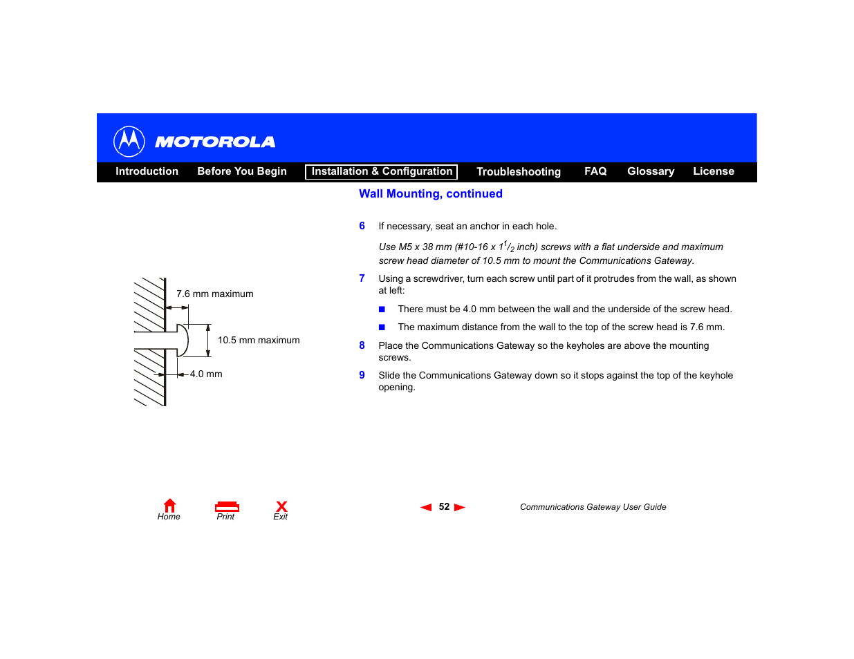 Motorola Communications Gateway User Manual | Page 57 / 82