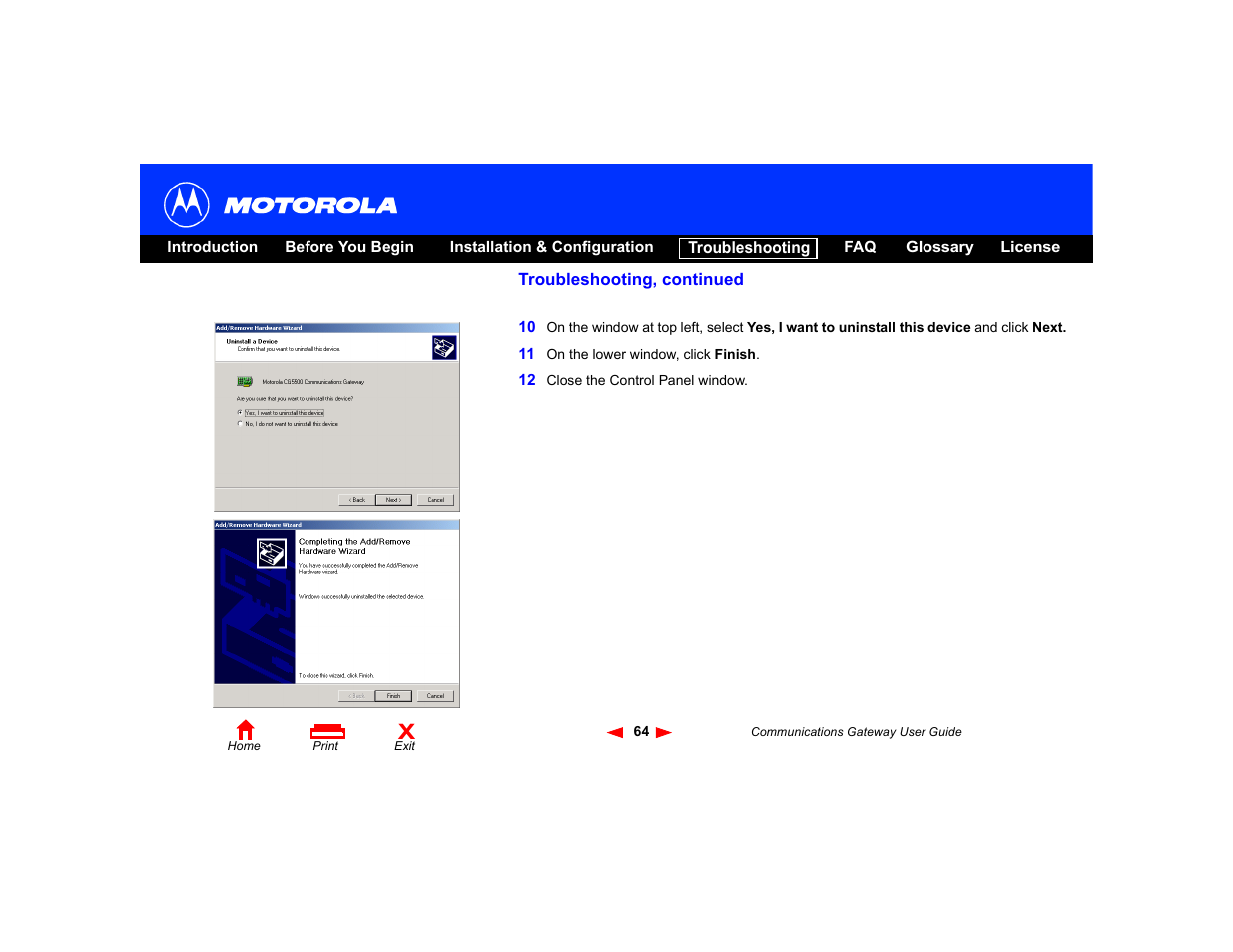 Motorola Communications Gateway User Manual | Page 69 / 82