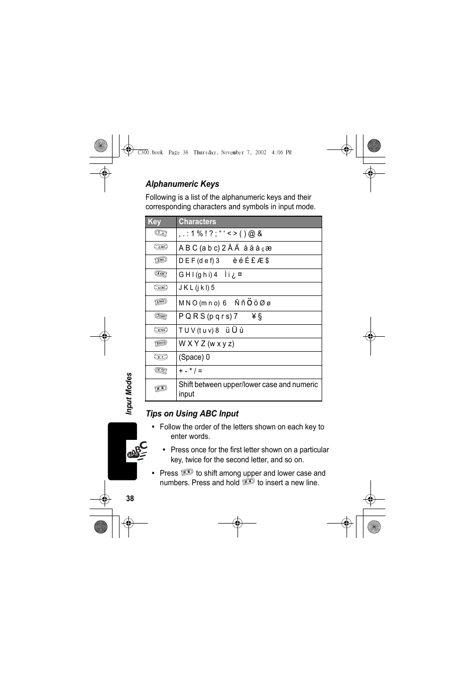 Motorola C300 User Manual | Page 38 / 140