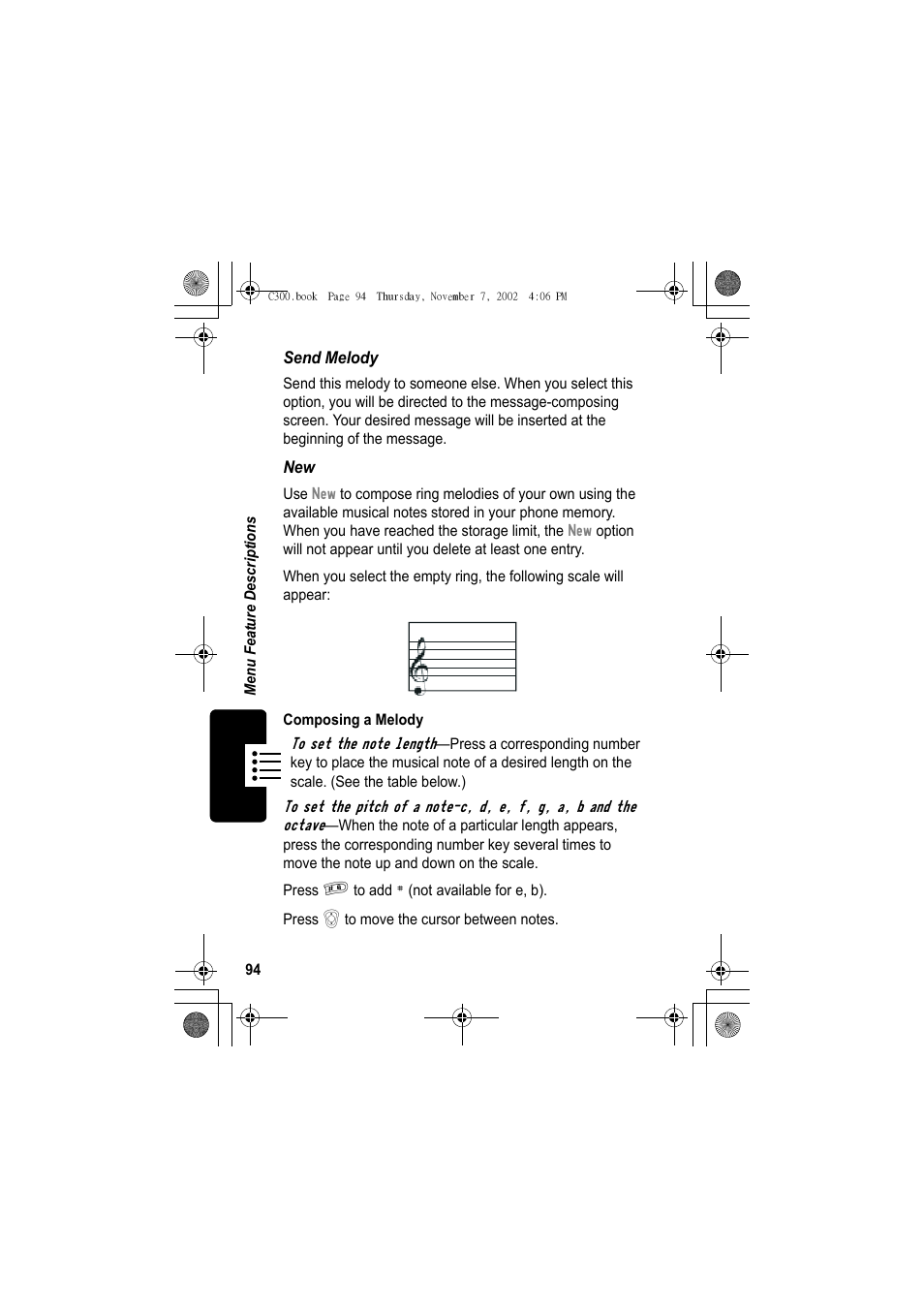 Motorola C300 User Manual | Page 94 / 140