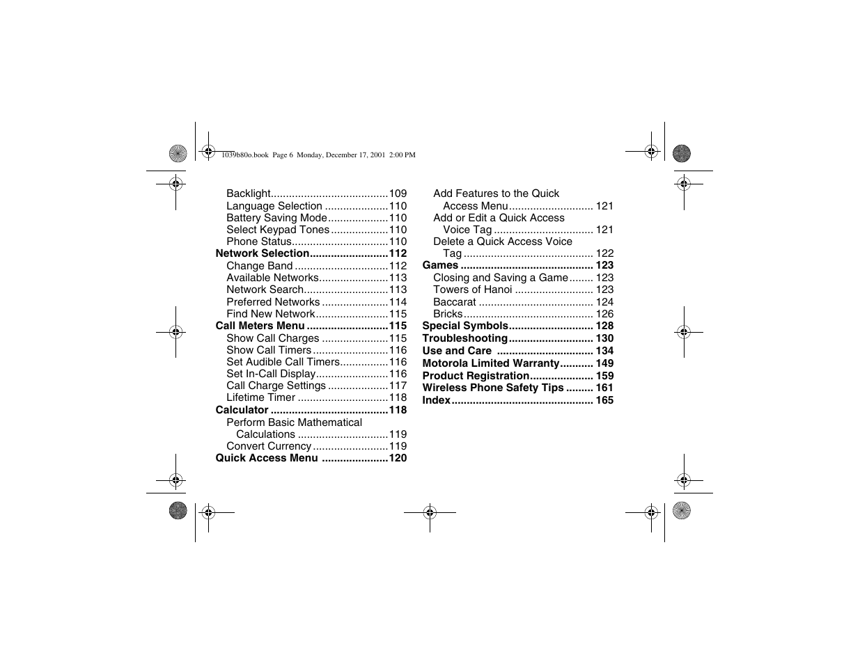 Motorola V101 User Manual | Page 10 / 178