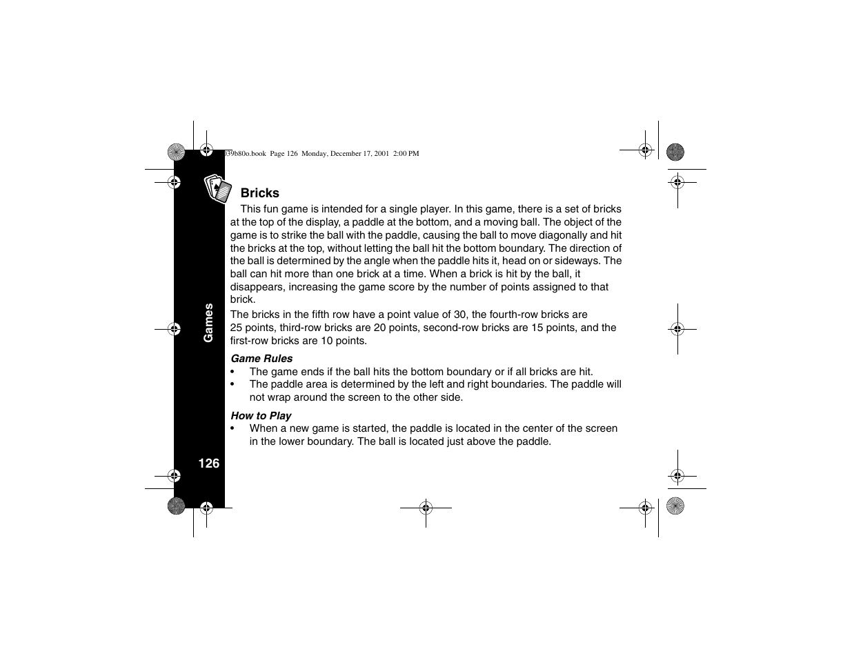 Bricks | Motorola V101 User Manual | Page 130 / 178