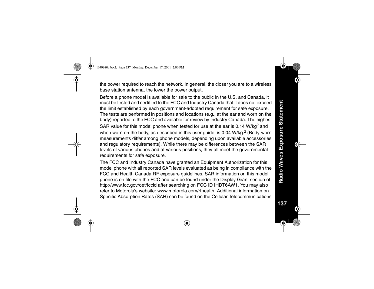 Motorola V101 User Manual | Page 141 / 178