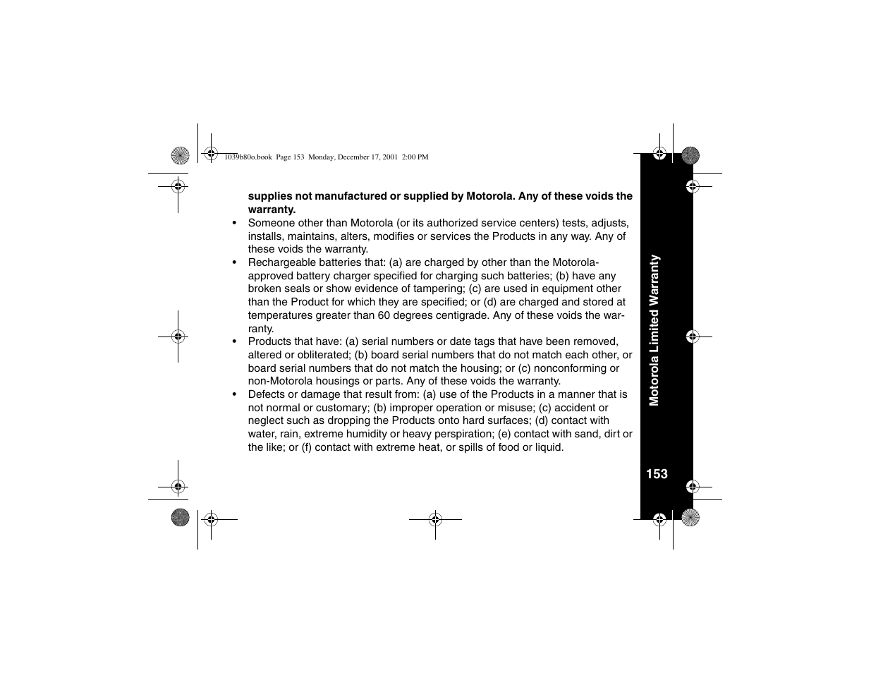 Motorola V101 User Manual | Page 157 / 178