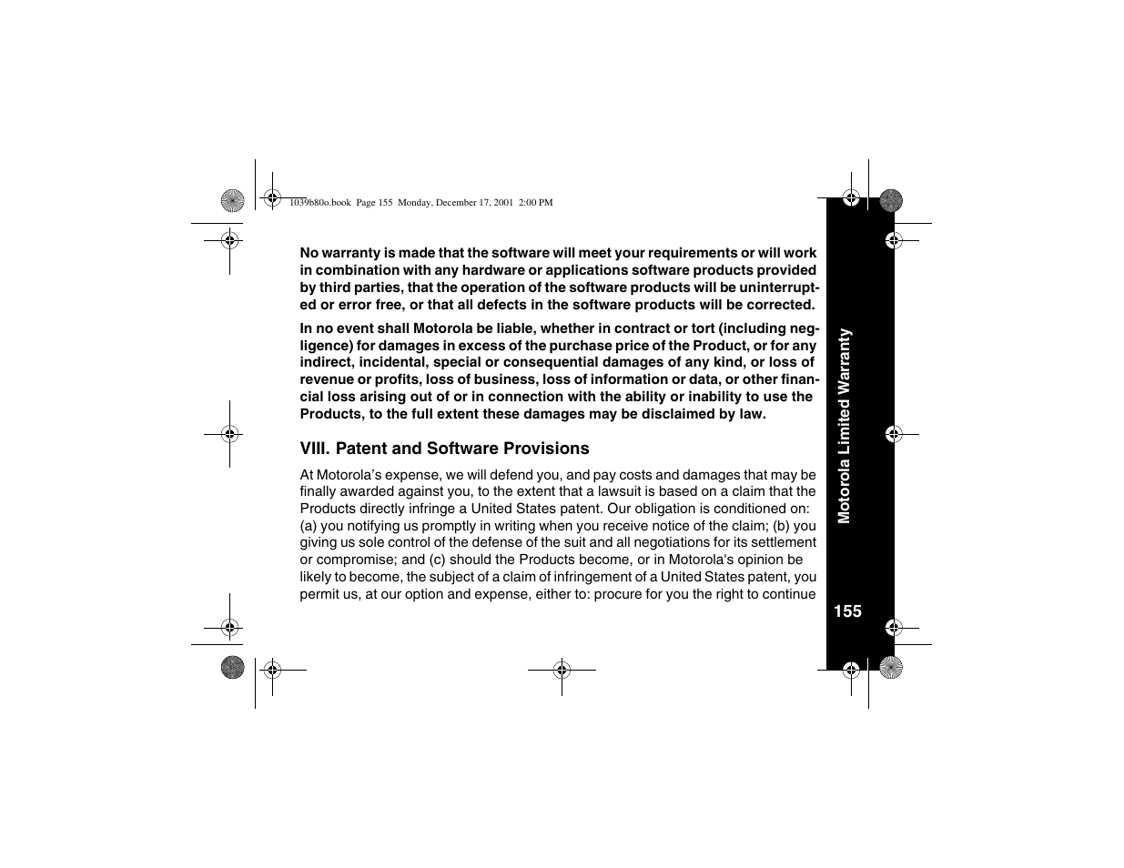 Motorola V101 User Manual | Page 159 / 178