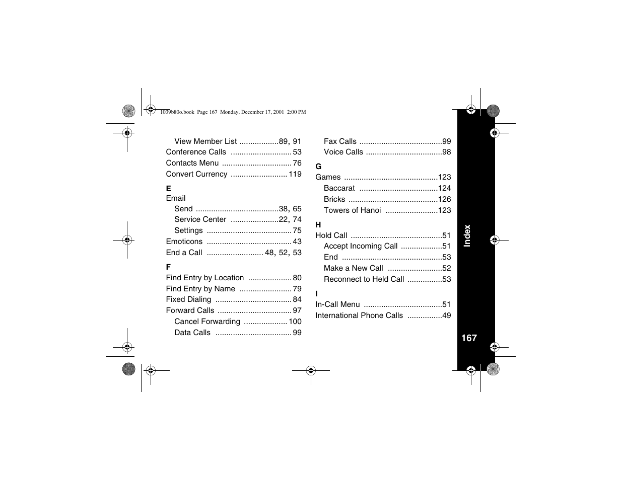 Motorola V101 User Manual | Page 171 / 178