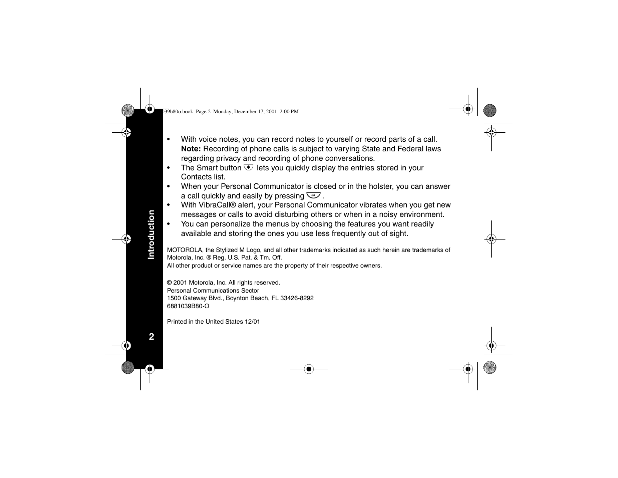 Motorola V101 User Manual | Page 6 / 178