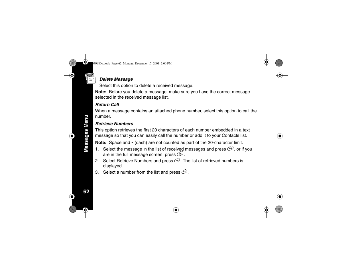 Motorola V101 User Manual | Page 66 / 178