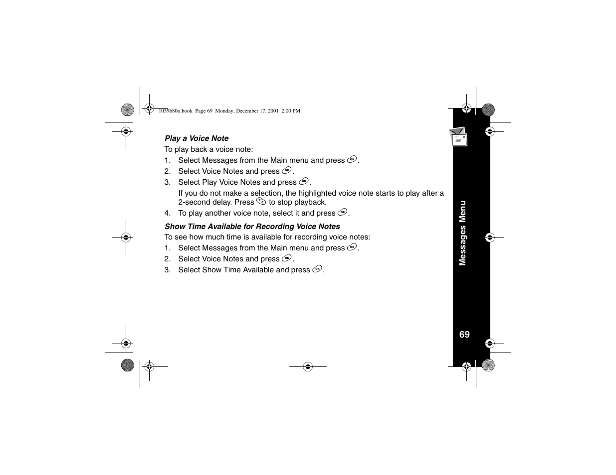 Motorola V101 User Manual | Page 73 / 178