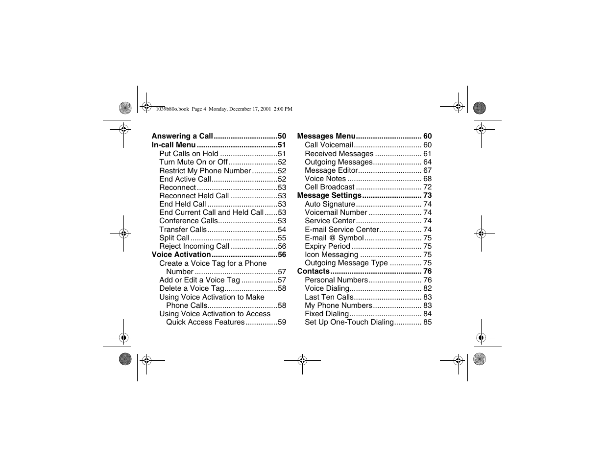 Motorola V101 User Manual | Page 8 / 178