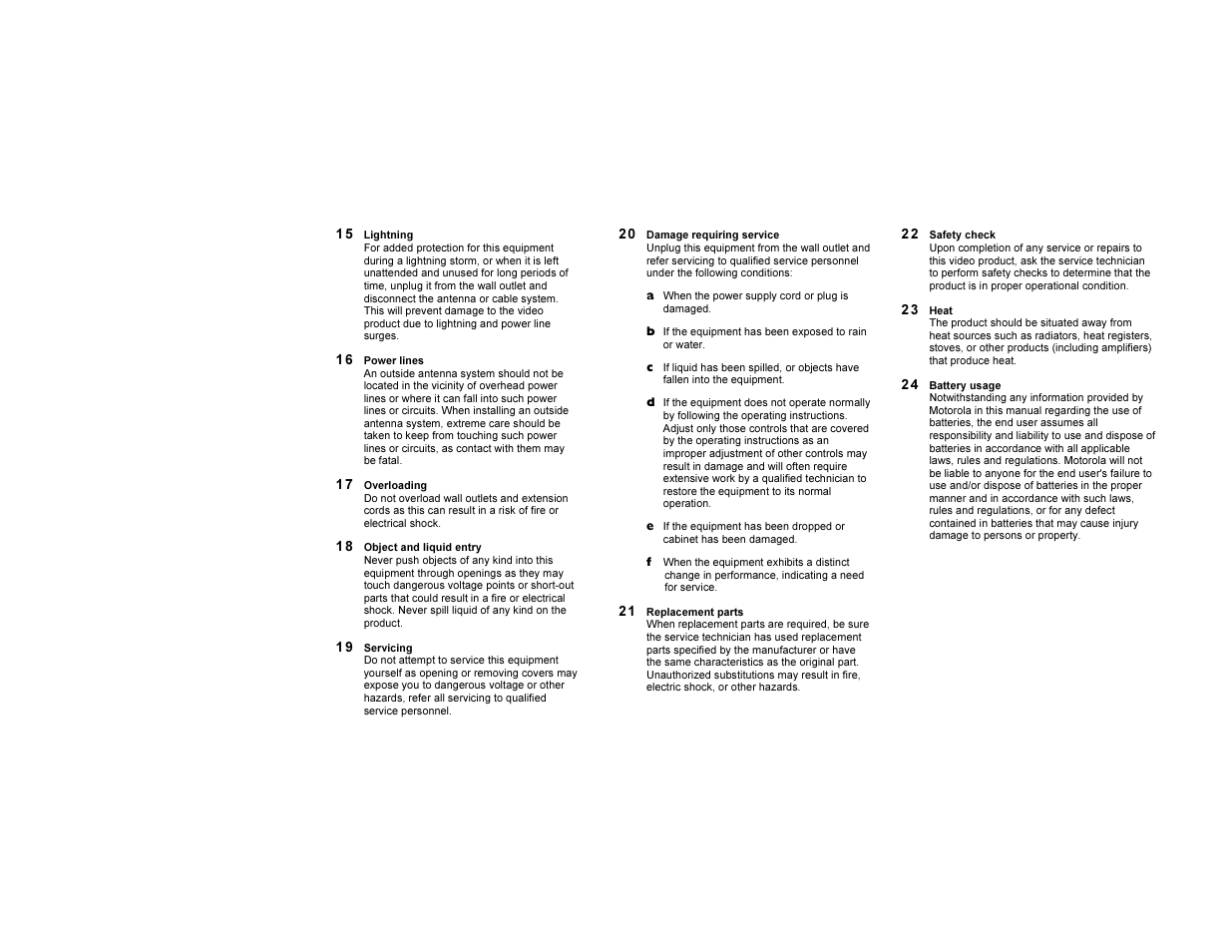 Motorola DCT700 User Manual | Page 4 / 29