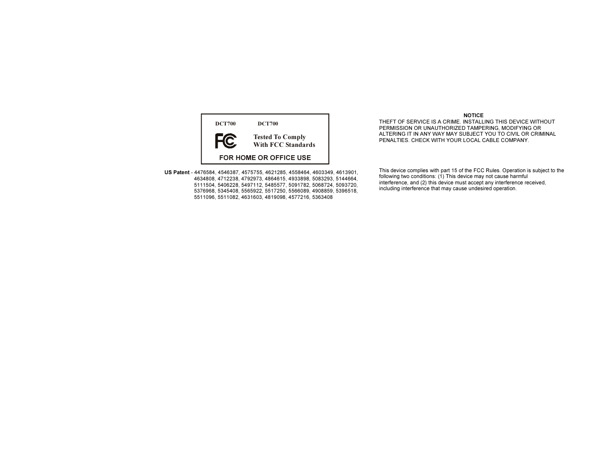 Motorola DCT700 User Manual | Page 6 / 29