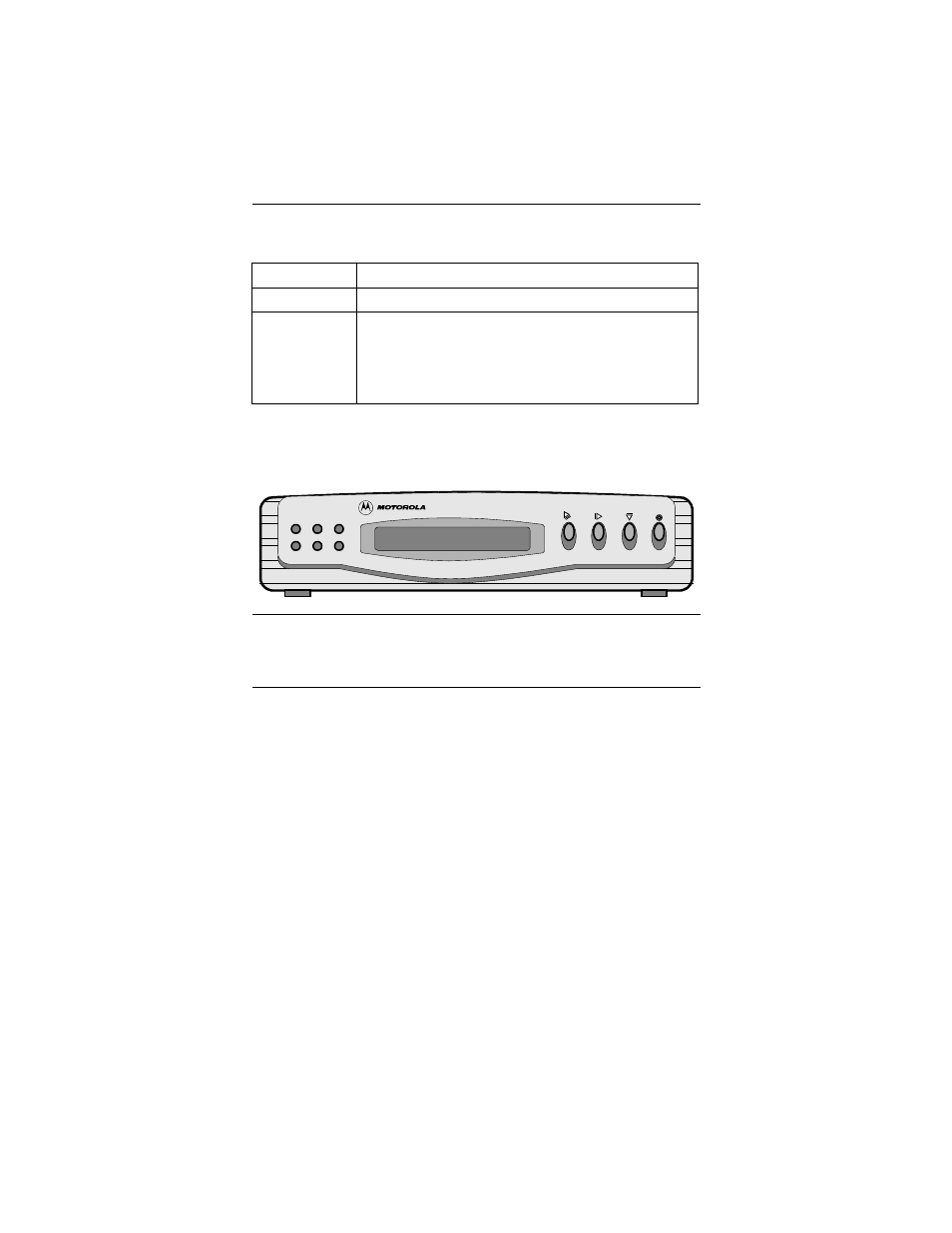 Front-panel user interface, Lcd display, A-18 | Motorola 3460 Fast'R User Manual | Page 36 / 89