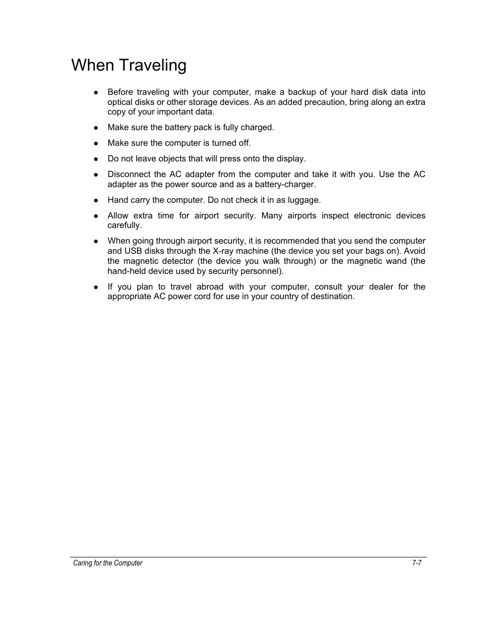 When traveling | Motorola ML910 User Manual | Page 125 / 180