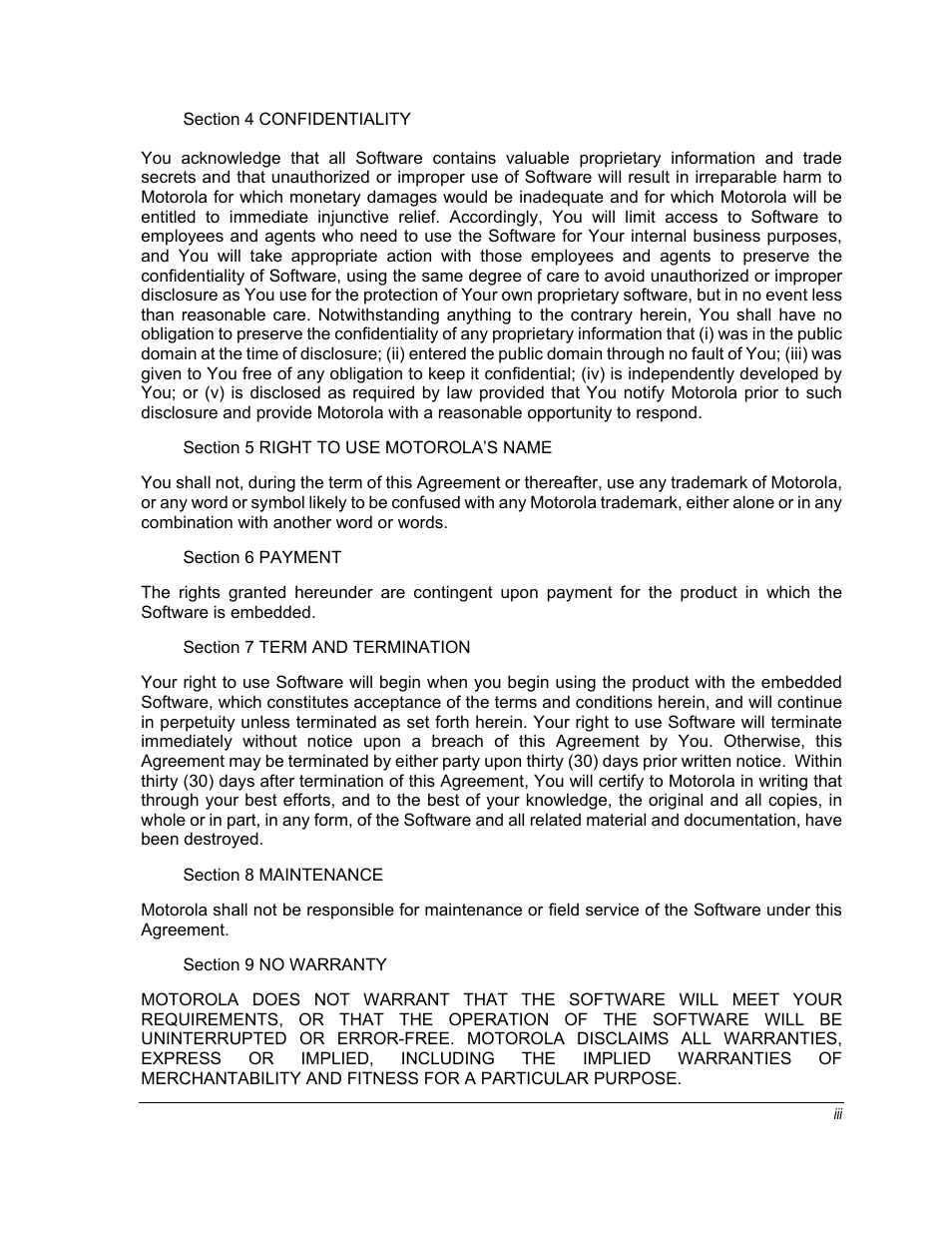 Motorola ML910 User Manual | Page 5 / 180