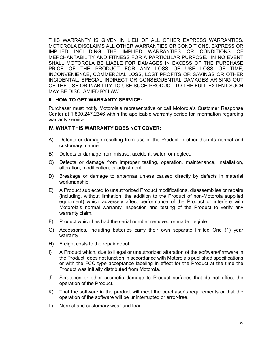 Motorola ML910 User Manual | Page 9 / 180